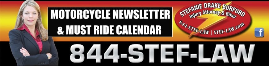 Photo of Stefanie Drake Burford | Motorcycle Newsletter & Must Ride Calender | 844-STEF-Law