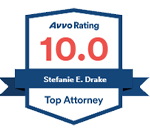 Avvo Rating 10.0 Stephanie E. Drake Top Attorney
